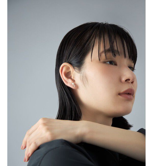 Jouete「ピアス  パール&times;ジルコニア」|ピアス|