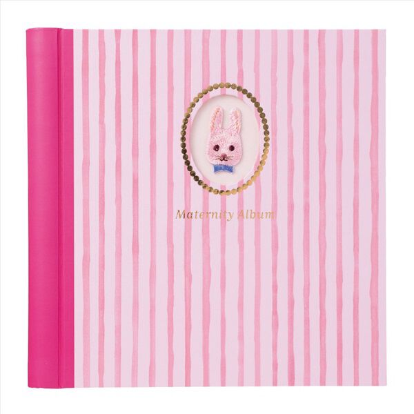  「マタニティアルバム・アニマル刺繍」|ステーショナリー|柄１