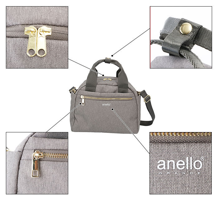 anello「アネロ ショルダーバッグ 10ポケット 通販 レディース 斜めがけ 小さめ 2way ハンドバッグ」|ショルダー・メッセンジャー|