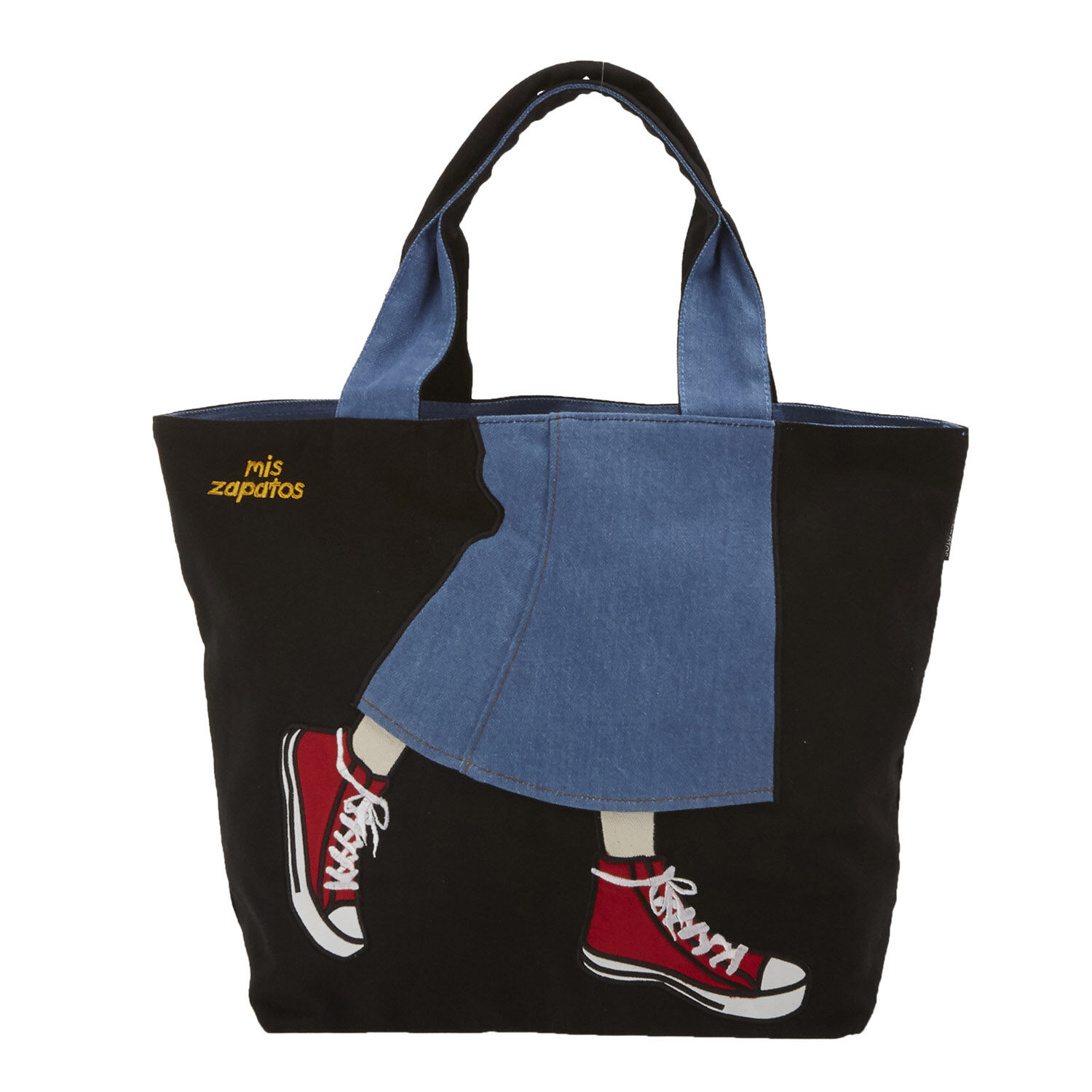 BACKYARD FAMILY「トートバッグ A4 mis zapatos ミスサパト 通販 トート バッグ キャンバス デニム」|トートバッグ|グリーン1