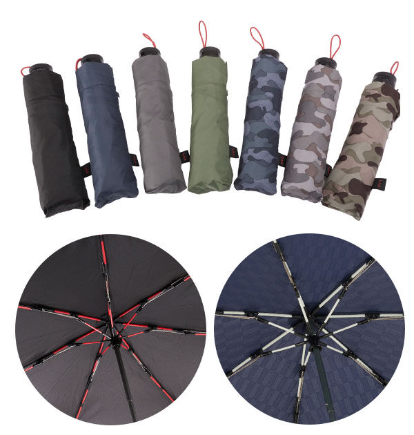 BACKYARD FAMILY「折りたたみ傘 メンズ 丈夫 通販 グラスファイバー骨 ブランド マブ 耐風 自動 セミオート」|傘|