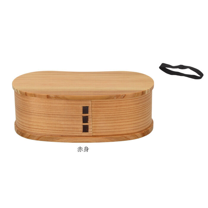 BACKYARD FAMILY「わっぱ 弁当箱 通販 豆型 1段 一段 350ml わっぱ弁当 まげわっぱ 曲げわっぱ 白木 赤身」|食器・キッチングッズ|