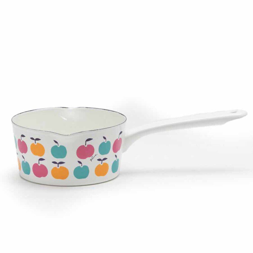 BACKYARD FAMILY「ミルクパン ホーロー 通販 琺瑯 ほうろう ホーロー鍋 琺瑯鍋 片手鍋 IH対応 両口ミルクパン」|食器・キッチングッズ|ホワイト4