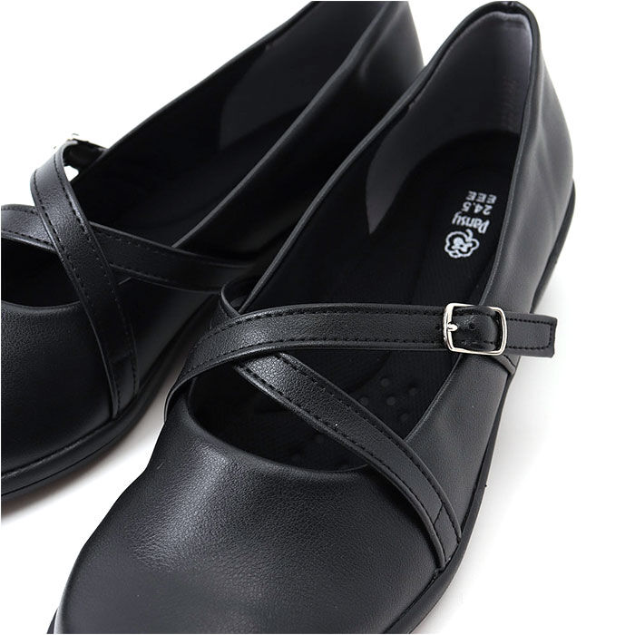 BACKYARD FAMILY「パンジー パンプス レディース 通販 甲ストラップ シューズ 靴 くつ 女性 婦人」|パンプス|