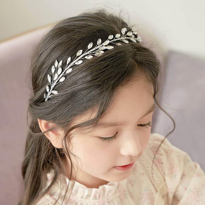 BACKYARD FAMILY「細い カチューシャ キッズ リーフ 通販 ヘッドドレス 女の子 子供 子ども こども 普段」|その他|