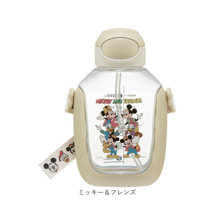 BACKYARD FAMILY「スケーター 水筒 通販 ワンプッシュ ストローボトル キャラクター ストロー付き水筒 ボトル」|食器・キッチングッズ|