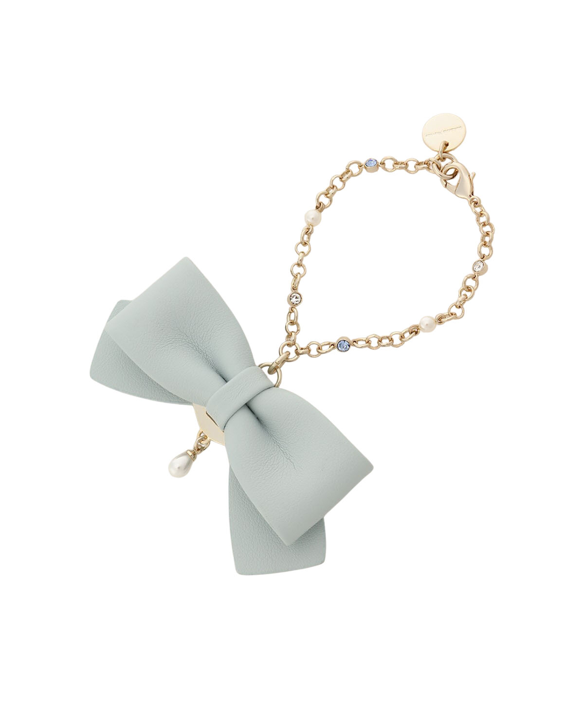 Samantha Thavasa「リボンモチーフ バッグチャーム」|チャーム・キーホルダー|ライトブルー