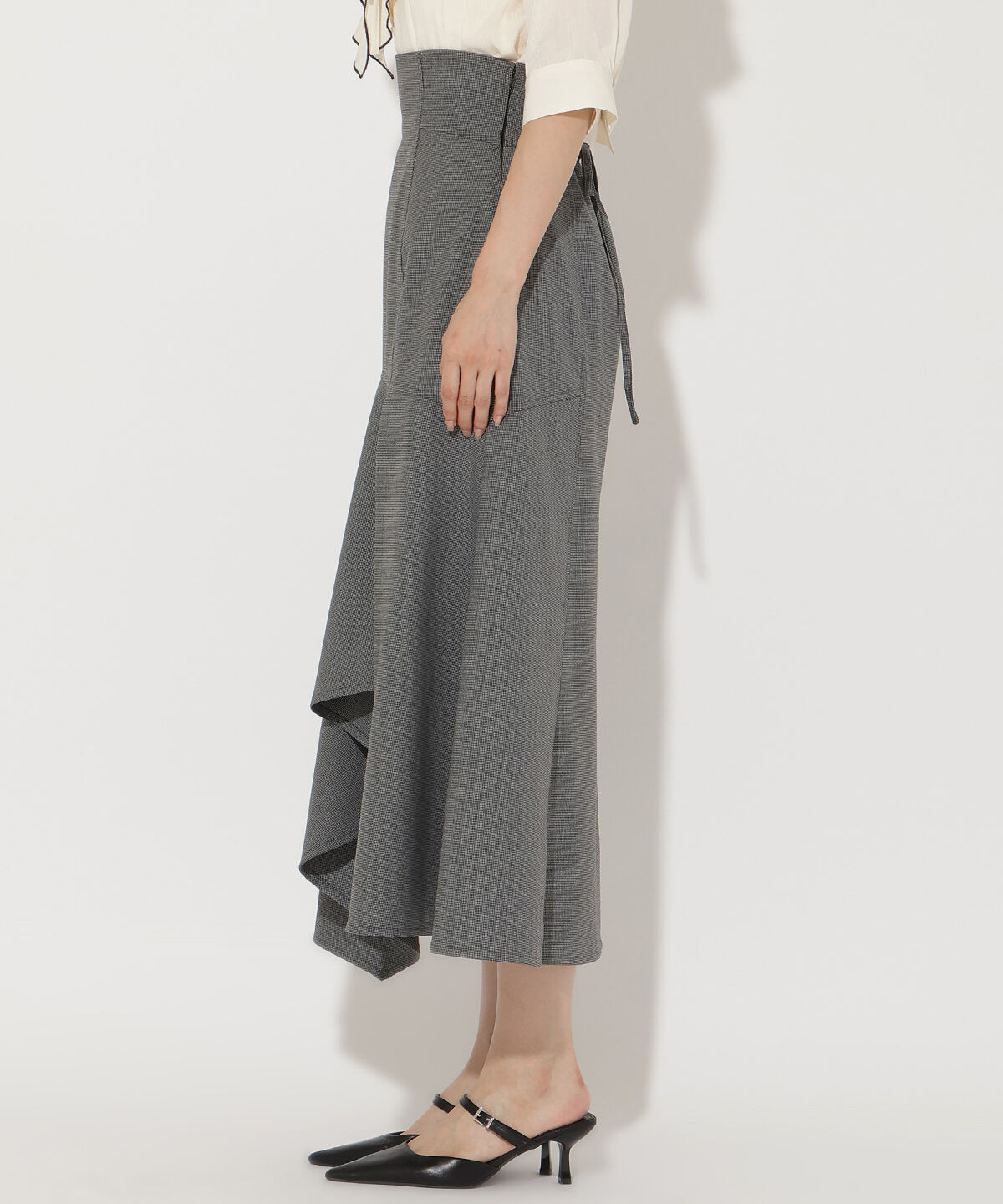 アンドクチュール「インナーミニマーメイドスカート」|フレア|