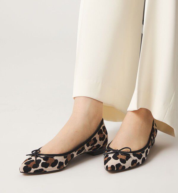 ODETTE E ODILE「【WEB限定】ポインテッドバレリーナ フラット15■&uarr;」|バレエシューズ|