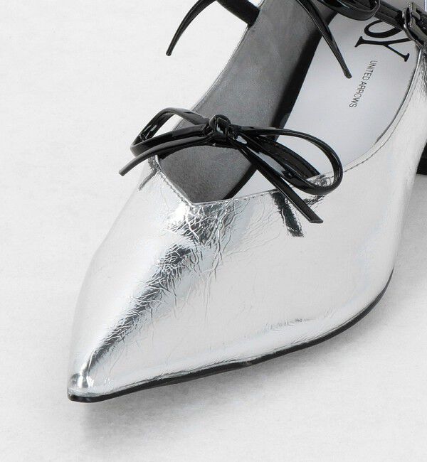 SY UNITED ARROWS「＜SY＞ ポインテッド ダブル リボン パンプス40&uarr;」|パンプス|