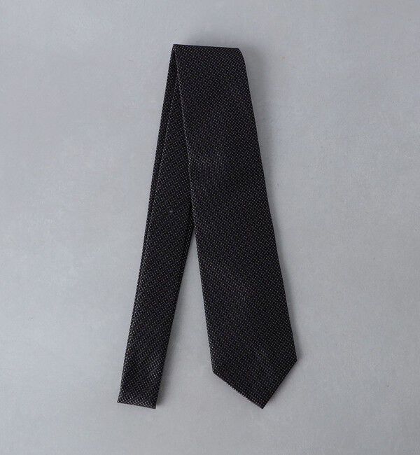 UNITED ARROWS「ピン ドット ネクタイ」|ネクタイ・蝶ネクタイ|BLACK