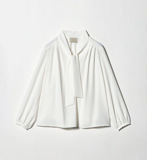 UNITED ARROWS「ボウタイ ロングスリーブ ブラウス‐ウォッシャブル‐」|シャツ・ブラウス|