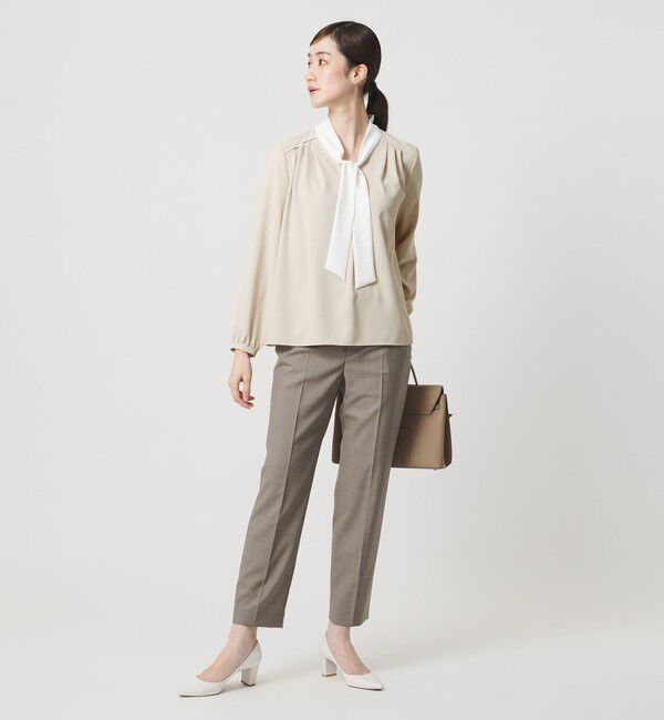 UNITED ARROWS「ボウタイ ロングスリーブ ブラウス‐ウォッシャブル‐」|シャツ・ブラウス|