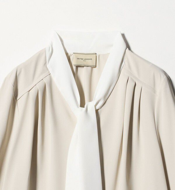 UNITED ARROWS「ボウタイ ロングスリーブ ブラウス‐ウォッシャブル‐」|シャツ・ブラウス|