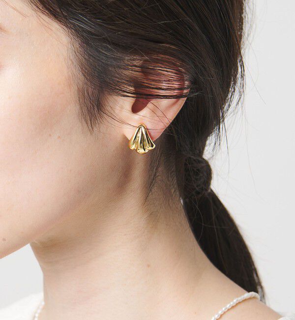 UNITED ARROWS「ペタル イヤリング」|イヤリング|GOLD