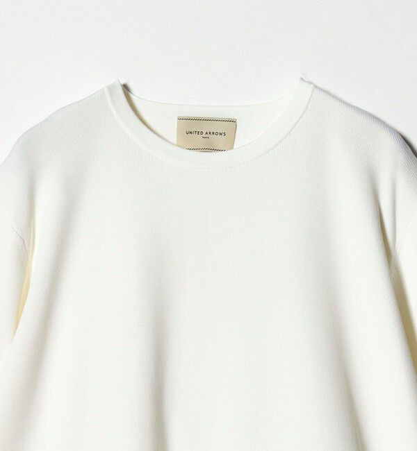 UNITED ARROWS「オーガンジー フリルコンビ ニット ‐ウォッシャブル‐」|ニット・セーター|