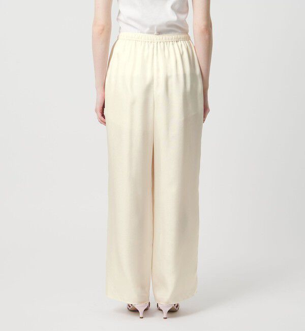 UNITED ARROWS「シルクライク イージーパンツ」|チノ|