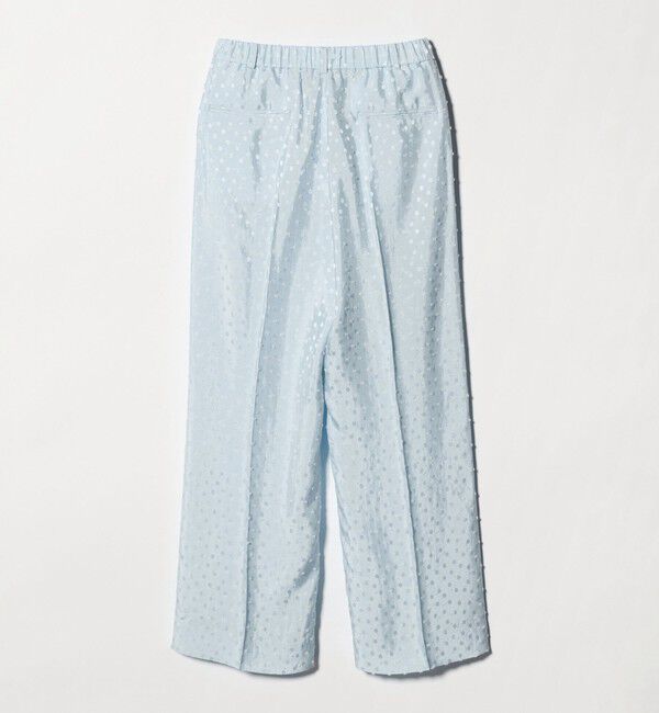 UNITED ARROWS「ドット サテン 2タック ワイドパンツ」|スラックス|