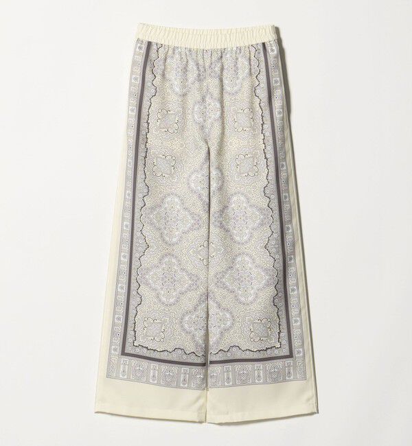 UNITED ARROWS「スカーフ プリント イージーパンツ ‐ウォッシャブル‐」|その他|CREAM