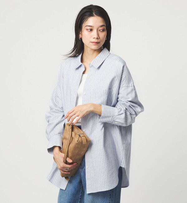 UNITED ARROWS green label relaxing「［size SHORTあり］オックス オーバー シャツ」|シャツ・ブラウス|