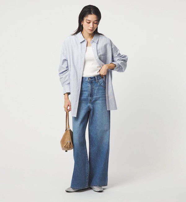 UNITED ARROWS green label relaxing「［size SHORTあり］オックス オーバー シャツ」|シャツ・ブラウス|