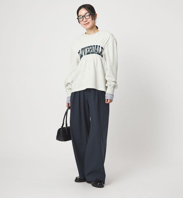 UNITED ARROWS green label relaxing「【WEB限定】＜at ease＞シャーリング スウェット プルオーバー」|スウェット・ジャージ|