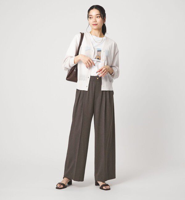 UNITED ARROWS green label relaxing「【結論シリーズ】ニーハイワイドパンツ［size SHORT/TALLあり］」|その他|