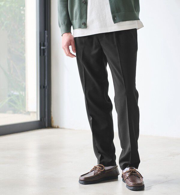 UNITED ARROWS green label relaxing「TR カルゼ オルマイ イージー パンツ R1 -マシンウォッシャブル・ストレッチ-」|その他|BLACK