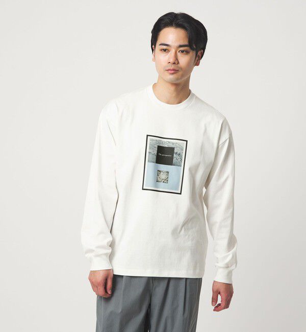 UNITED ARROWS green label relaxing「＜Phospho Graphica＞グラフィック ロングスリーブ Tシャツ」|Tシャツ・カットソー|