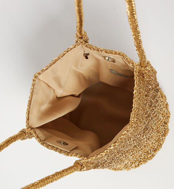 UNITED ARROWS green label relaxing「メタリックヤーンレーシー トートバッグ / ショルダーバッグ」|ショルダー・メッセンジャー|