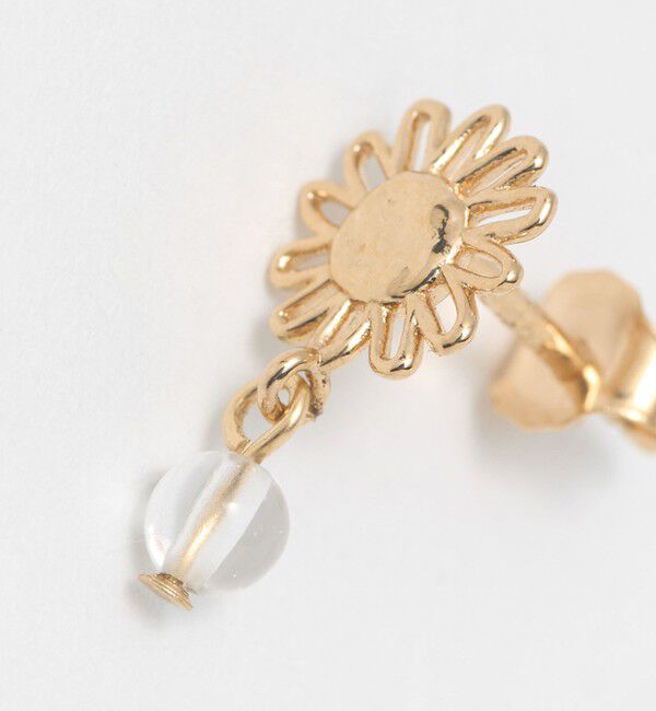 UNITED ARROWS green label relaxing「＜ANNA SOTTILOTTA＞フラワーモチーフ ピアス」|ピアス|