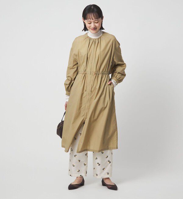 UNITED ARROWS green label relaxing「ギャザー ドロスト コート 撥水」|その他|