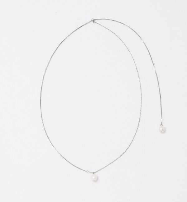 UNITED ARROWS green label relaxing「淡水パール スライドネックレス」|ネックレス|