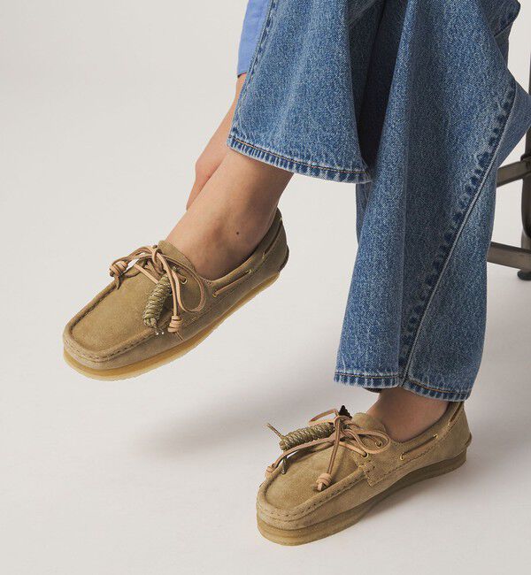 UNITED ARROWS green label relaxing「【国内EXCLUSIVEカラー】＜Clarks Originals＞ GODNEY BOATシューズ」|スニーカー|