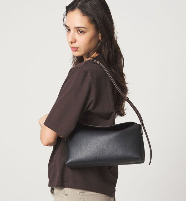 UNITED ARROWS green label relaxing「＜&MyuQ＞フラップ バッグ」|ショルダー・メッセンジャー|BLACK