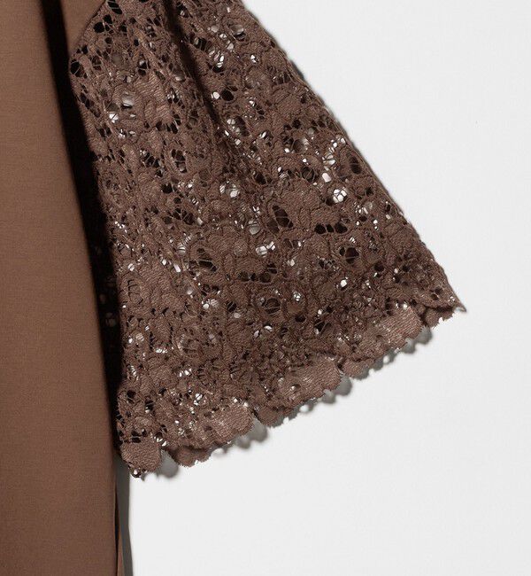 UNITED ARROWS green label relaxing「袖レース ドッキング プルオーバー カットソー」|Tシャツ・カットソー|