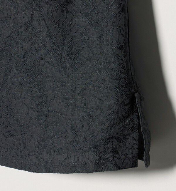 UNITED ARROWS green label relaxing「リネンライク ジャガード オープンカラー 半袖 シャツ」|シャツ・ブラウス|