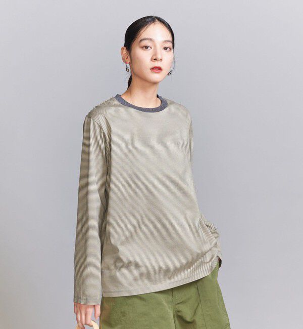 BEAUTY&YOUTH UNITED ARROWS「コットン天竺 ロングスリーブ カットソー」|Tシャツ・カットソー|