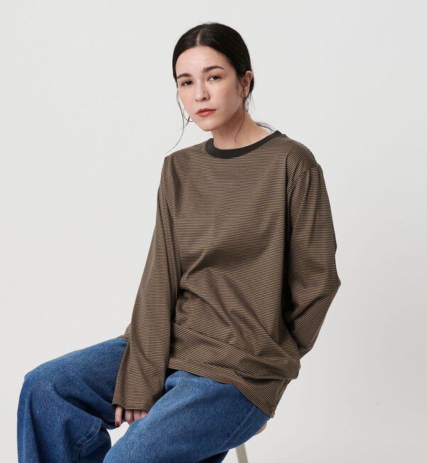 BEAUTY&YOUTH UNITED ARROWS「コットン天竺 ロングスリーブ カットソー」|Tシャツ・カットソー|