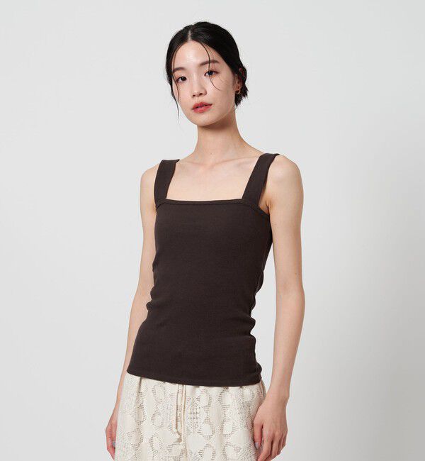 BEAUTY&YOUTH UNITED ARROWS「コットンブレンド ベア タンクトップ」|タンクトップ|