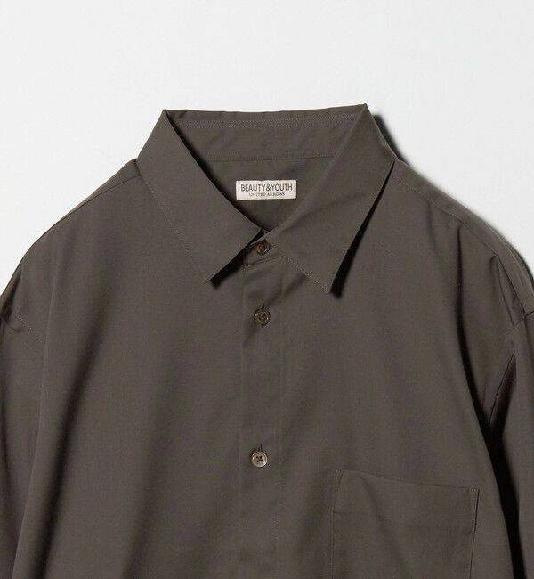 BEAUTY&YOUTH UNITED ARROWS「クリア オックスフォード レギュラー シャツ SLIM型 抗菌防臭機能付き」|シャツ・ブラウス|