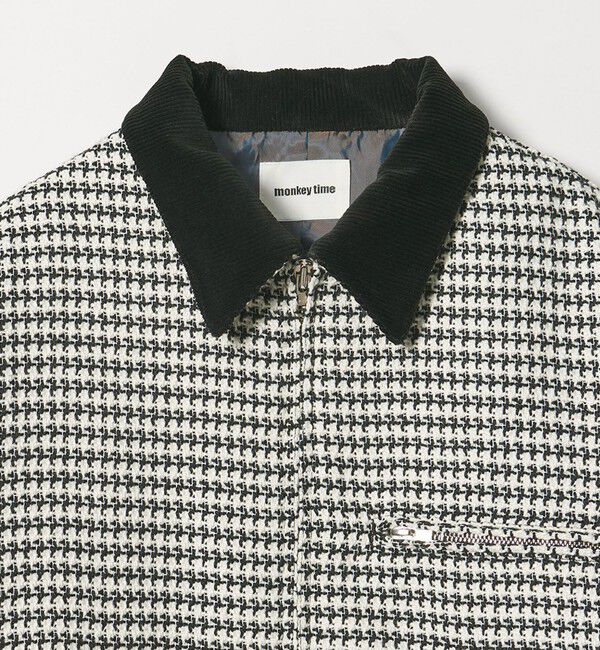 MONKEY TIME「チェック ジップ ワーク ジャケット」|その他|