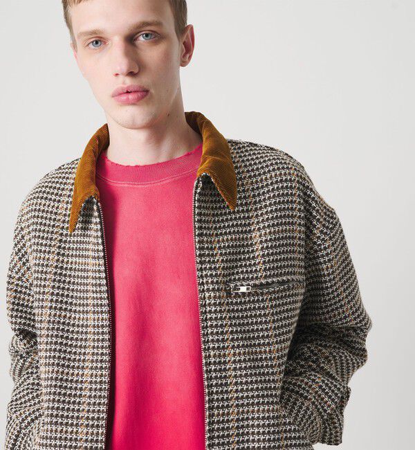 MONKEY TIME「チェック ジップ ワーク ジャケット」|その他|