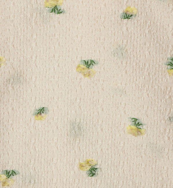 BEAUTY&YOUTH UNITED ARROWS「フラワーモチーフ ジャガード シャツ ウォッシャブル」|シャツ・ブラウス|