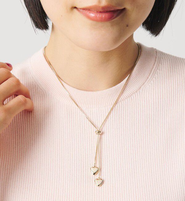 BEAUTY&YOUTH UNITED ARROWS「メタルハート エンドパーツ ネックレス」|ネックレス|GOLD