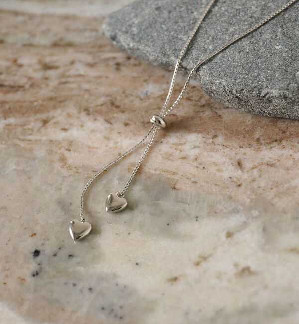 BEAUTY&YOUTH UNITED ARROWS「メタルハート エンドパーツ ネックレス」|ネックレス|SILVER