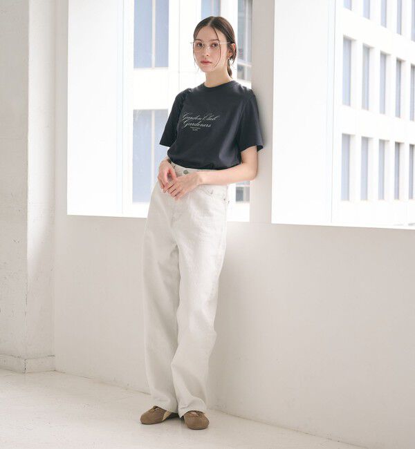 BEAUTY&YOUTH UNITED ARROWS「コットン ロゴ Tシャツ」|Tシャツ・カットソー|