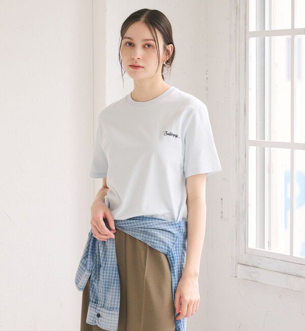 BEAUTY&YOUTH UNITED ARROWS「コットン ロゴ Tシャツ」|Tシャツ・カットソー|LT.BLUE