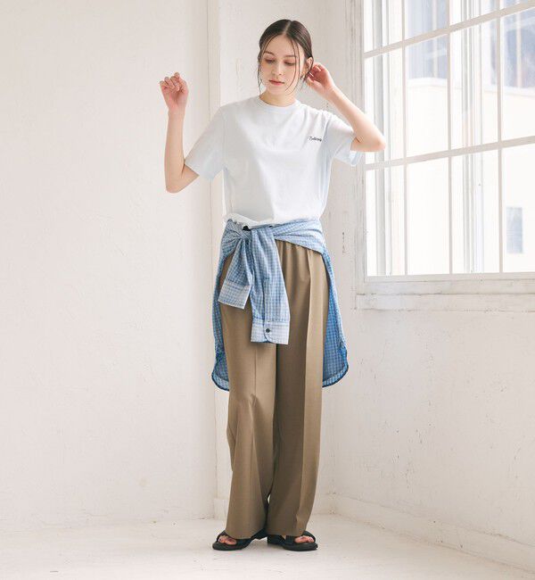 BEAUTY&YOUTH UNITED ARROWS「コットン ロゴ Tシャツ」|Tシャツ・カットソー|