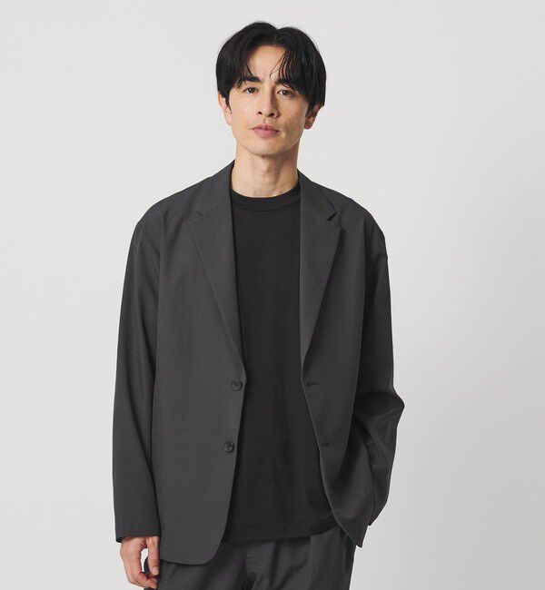 BEAUTY&YOUTH UNITED ARROWS「KOMATSU PACK 2ボタン リラックス ジャケット セットアップ対応 撥水 ウォッシャブル」|テーラードジャケット|
